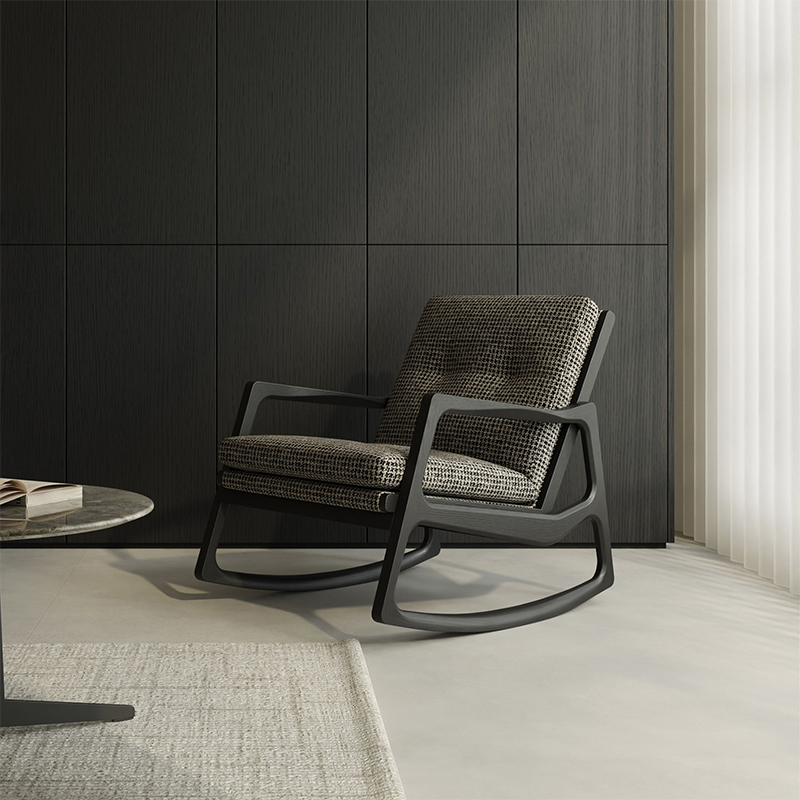 Enjoying the Moment: Italian Minimalist Rocking Chair