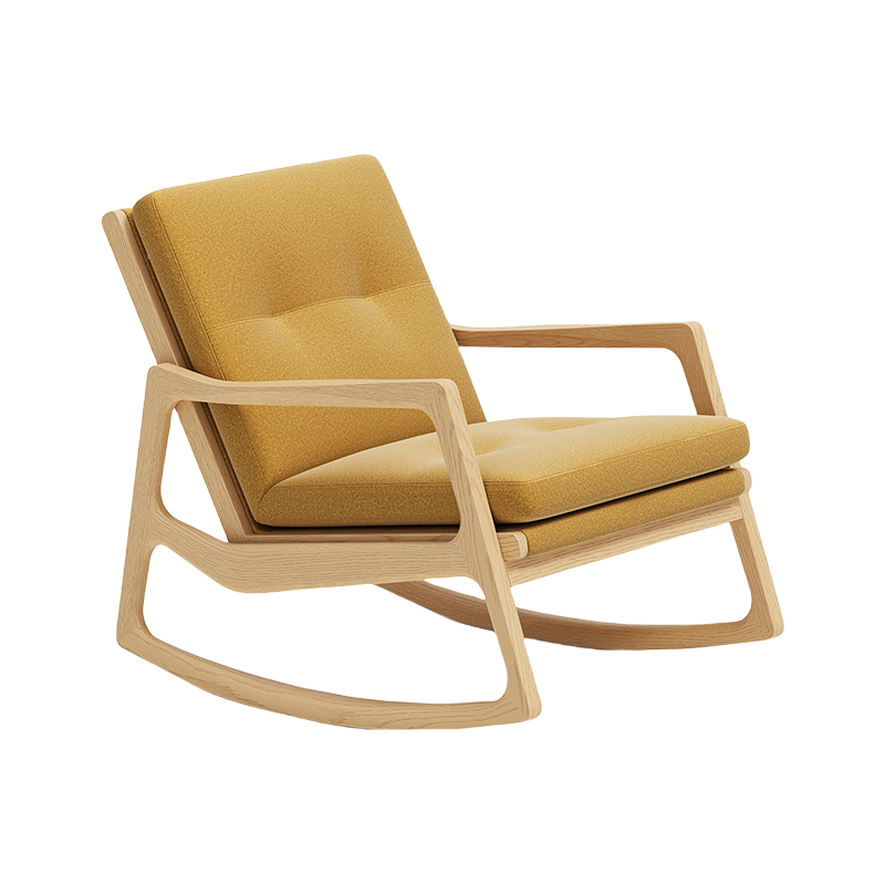 Enjoying the Moment: Italian Minimalist Rocking Chair