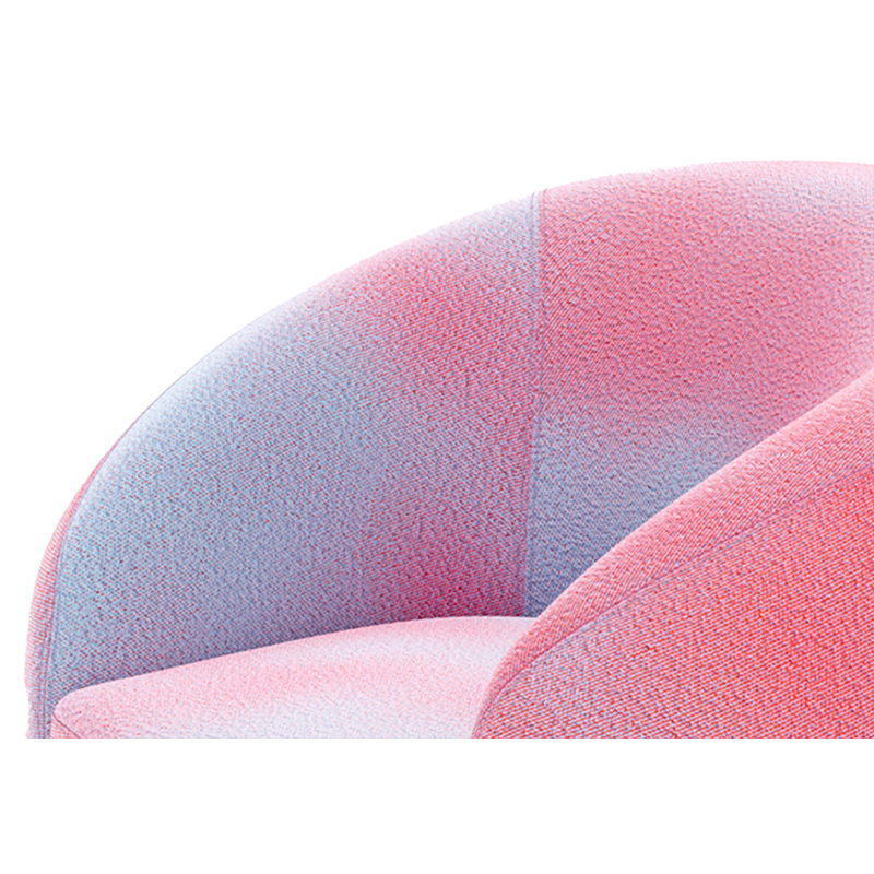 How does the color customization option of pumpkin chair help show personal taste and room style?