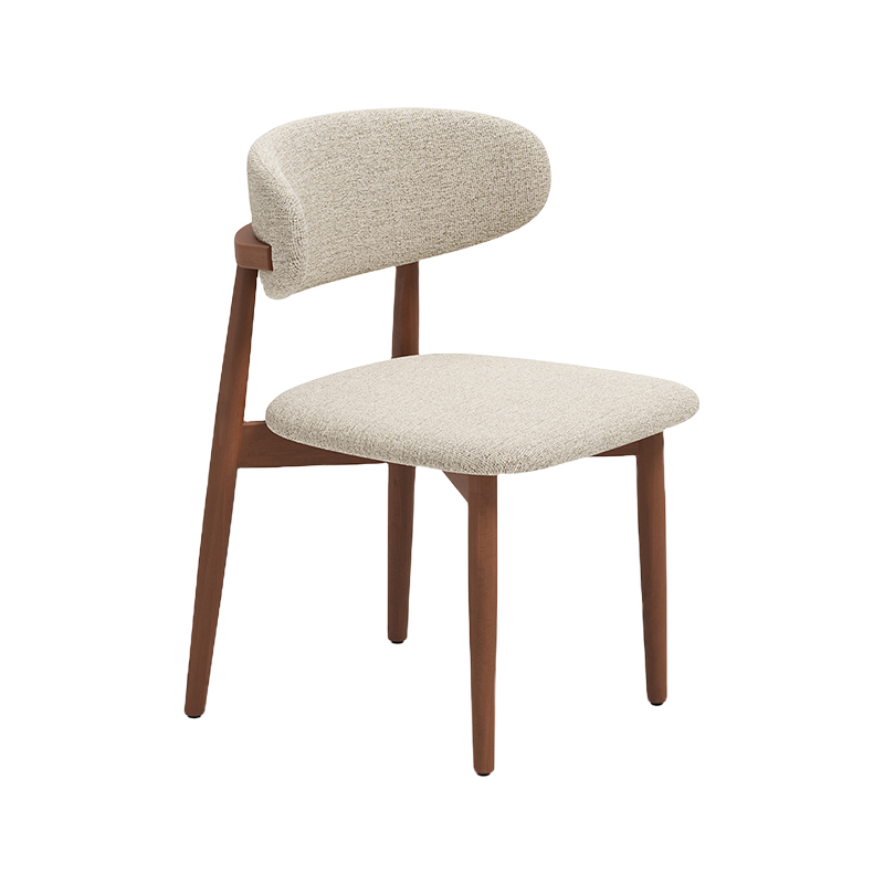 The Pissarro Dining Chair, with its Simple Yet Elegant Design, Features a Solid Ash Wood Frame.