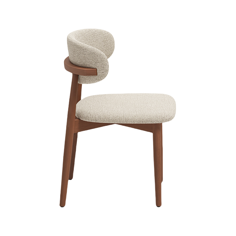 The Pissarro Dining Chair, with its Simple Yet Elegant Design, Features a Solid Ash Wood Frame.