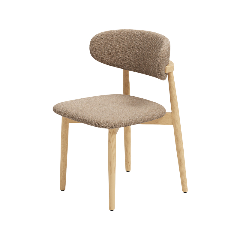 The Pissarro Dining Chair, with its Simple Yet Elegant Design, Features a Solid Ash Wood Frame.