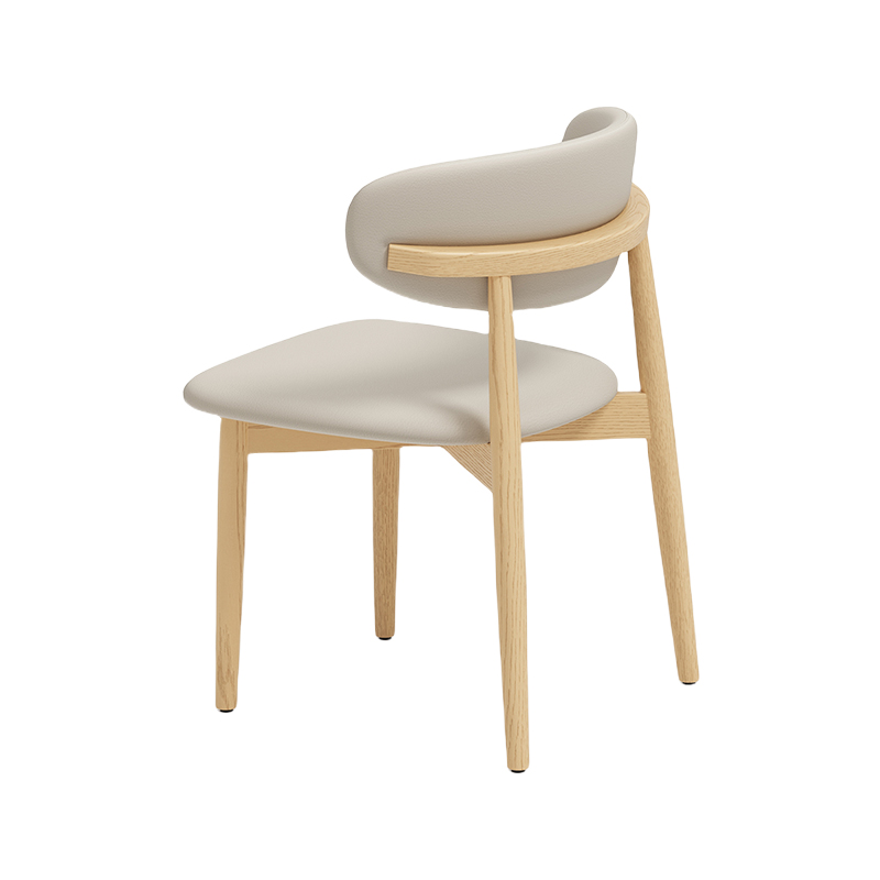 The Pissarro Dining Chair, with its Simple Yet Elegant Design, Features a Solid Ash Wood Frame.