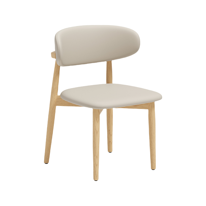 The Pissarro Dining Chair, with its Simple Yet Elegant Design, Features a Solid Ash Wood Frame.
