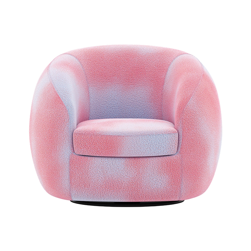 How can the backrest angle of a pumpkin chair in the living room be designed to be more ergonomic?